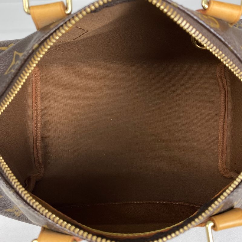Louis Vuitton Speedy 25 Boston Bag Commuter Handbag Monogram Brown M41528 Women