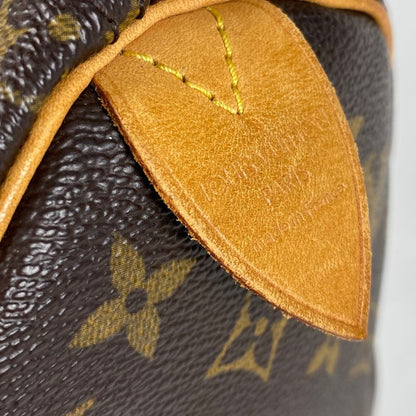 Louis Vuitton Speedy 25 Boston Bag Commuter Handbag Monogram Brown M41528 Women
