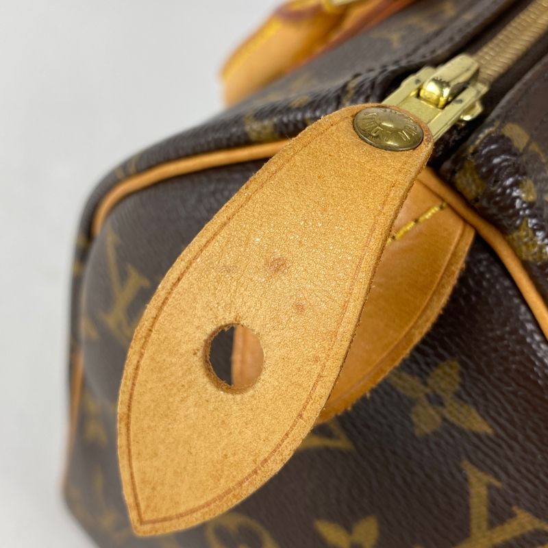 Louis Vuitton Speedy 25 Boston Bag Commuter Handbag Monogram Brown M41528 Women