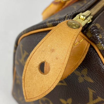 Louis Vuitton Speedy 25 Boston Bag Commuter Handbag Monogram Brown M41528 Women
