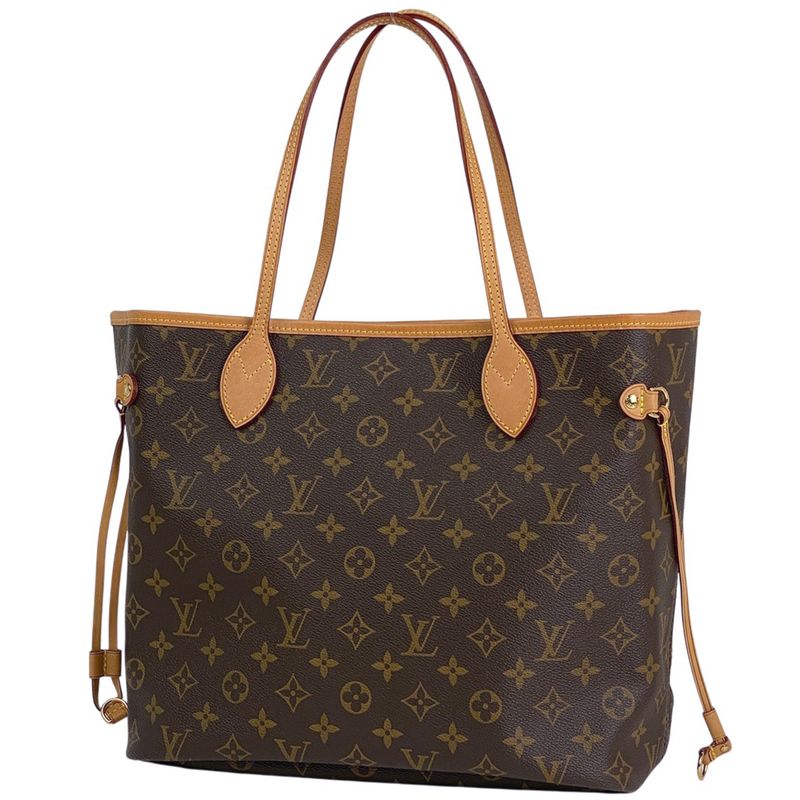 Louis Vuitton Neverfull MM Shoulder Bag Shopping Shoulder Tote Bag Monogram