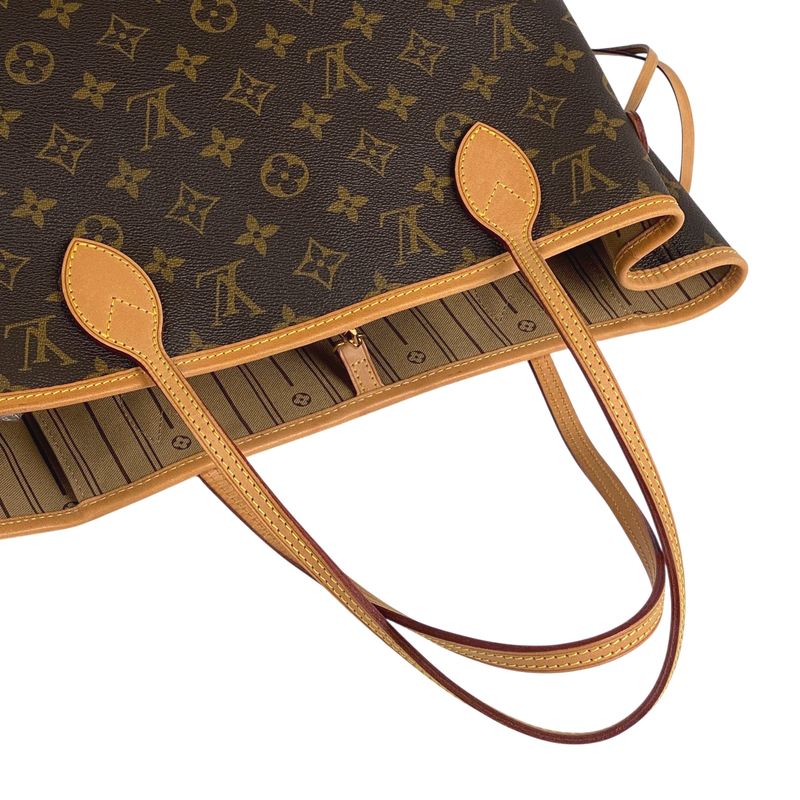 Louis Vuitton Neverfull MM Shoulder Bag Shopping Shoulder Tote Bag Monogram