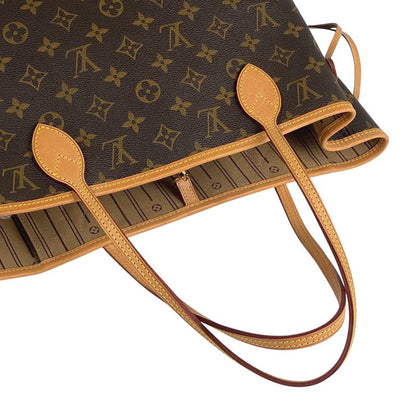 Louis Vuitton Neverfull MM Shoulder Bag Shopping Shoulder Tote Bag Monogram