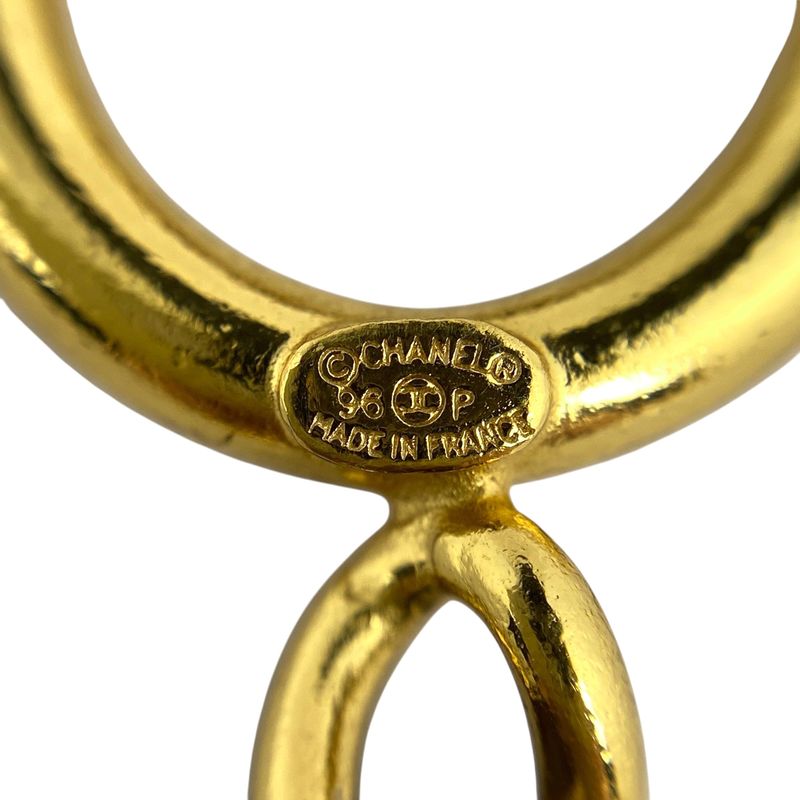 Chanel Logo Charm Bracelet Coco Mark Bracelet GP Gold Ladies