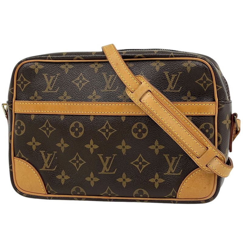Louis Vuitton Trocadero 27 Crossbody Shoulder Bag Monogram Brown M51274 Women