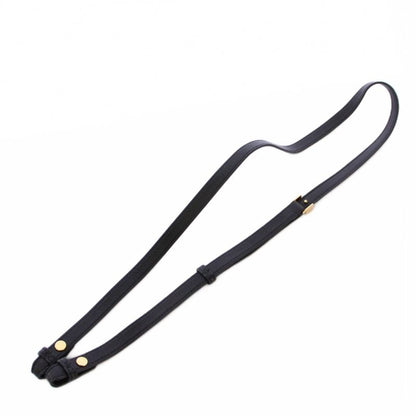 Fendi Shoulder Strap Leather Logo Black BB - OH