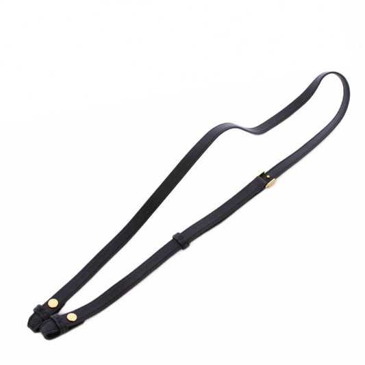 Fendi Shoulder Strap Leather Logo Black BB - OH