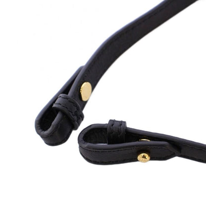 Fendi Shoulder Strap Leather Logo Black BB - OH