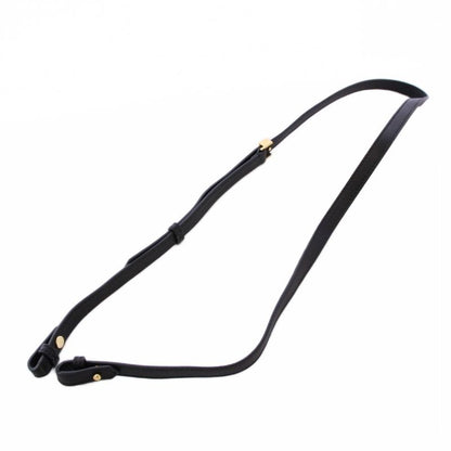 Fendi Shoulder Strap Leather Logo Black BB - OH