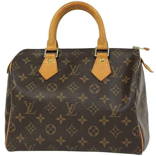 Louis Vuitton Speedy 25 Boston Bag Commuter Handbag Monogram Brown M41528 Women