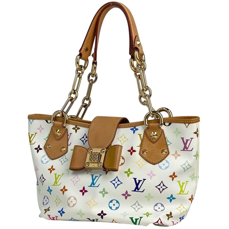 Louis Vuitton Annie MM Shoulder Bag Shoulder Tote Monogram Multicolor Bron