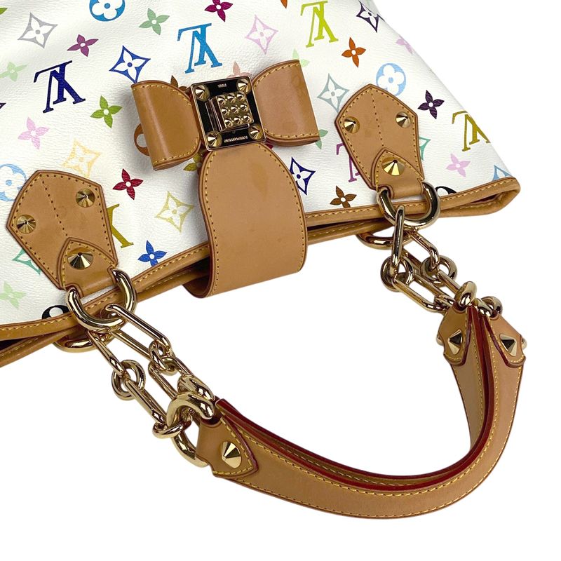 Louis Vuitton Annie MM Shoulder Bag Shoulder Tote Monogram Multicolor Bron