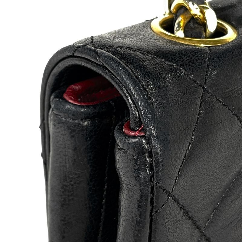 [junk] Chanel Matelasse Single Flap Chain Shoulder Bag Coco Mark Shoulder Bag