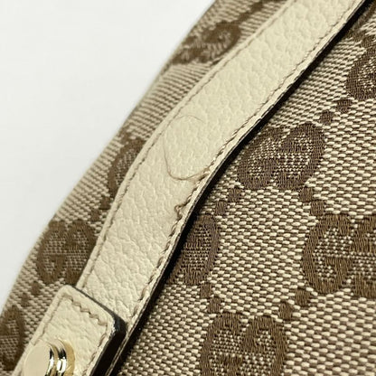 Gucci GG Pattern Shoulder Bag Tote Bag Abby Shoulder Bag GG Canvas Beige White