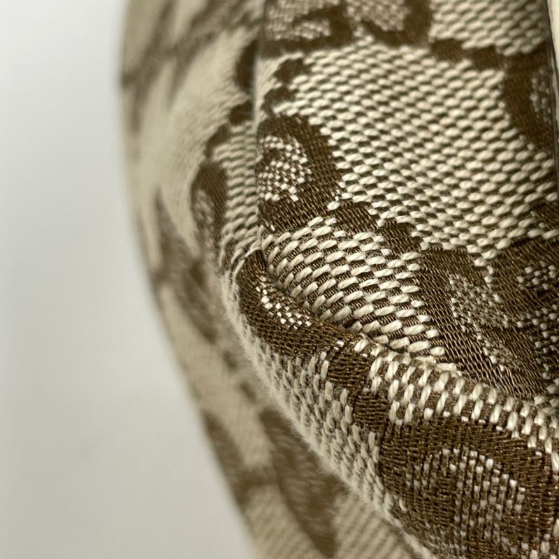 Gucci GG Pattern Shoulder Bag Tote Bag Abby Shoulder Bag GG Canvas Beige White