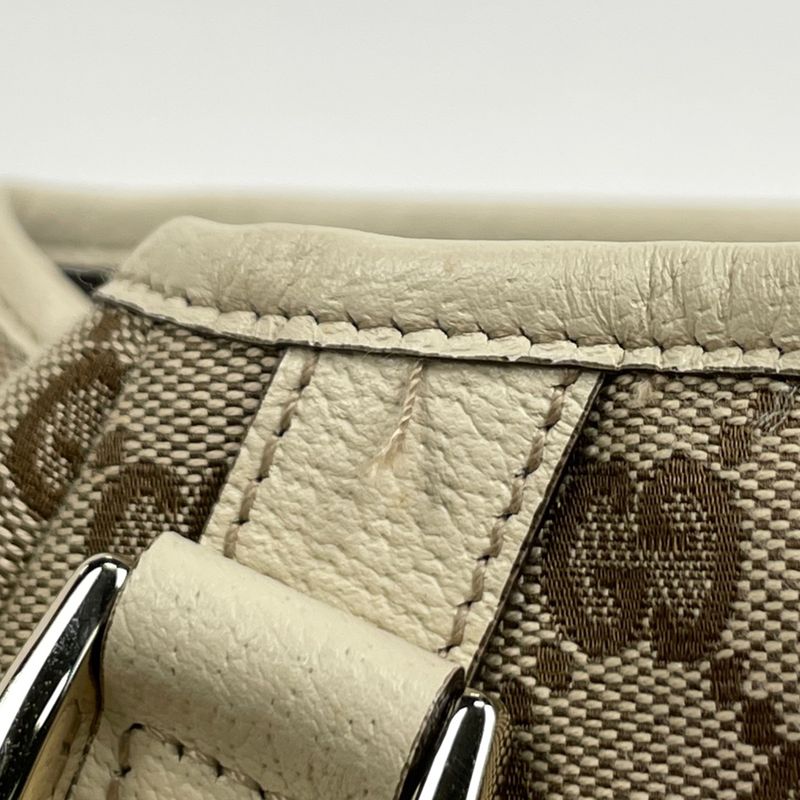 Gucci GG Pattern Shoulder Bag Tote Bag Abby Shoulder Bag GG Canvas Beige White