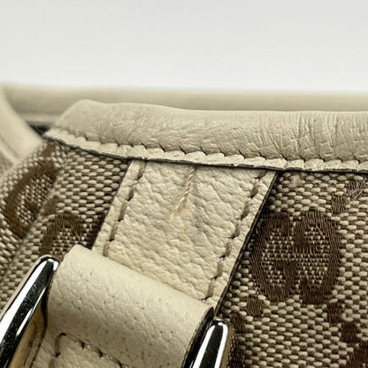 Gucci GG Pattern Shoulder Bag Tote Bag Abby Shoulder Bag GG Canvas Beige White