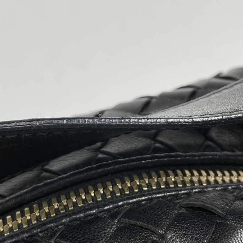 Bottega Venetaveneta Intrecciato Handbag One Shoulder Pouch Handbag Leather