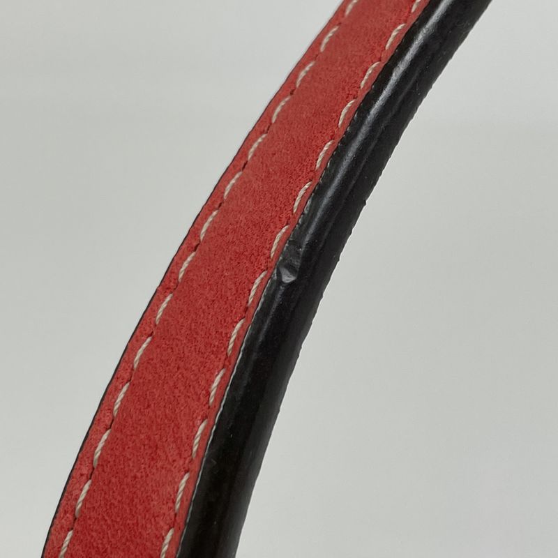 Loewe Anagram Tote Bag Logo Shoulder Bag Tassel Tote Leather Red Women