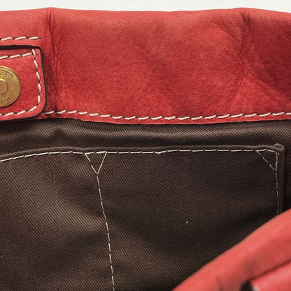 Loewe Anagram Tote Bag Logo Shoulder Bag Tassel Tote Leather Red Women