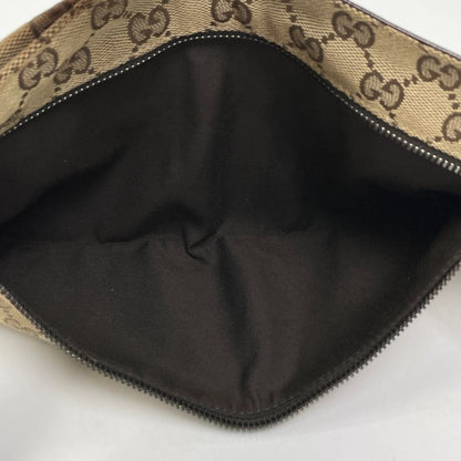 Gucci GG Pattern Waist Bag Waist Pouch Sherry Line Web Body Bag GG Canvas Beige