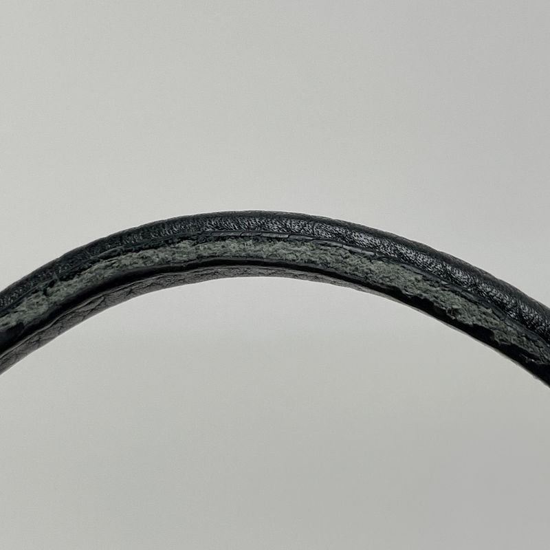 Gucci Soho Handbag Interlocking G Handbag Leather Black 336751 Women