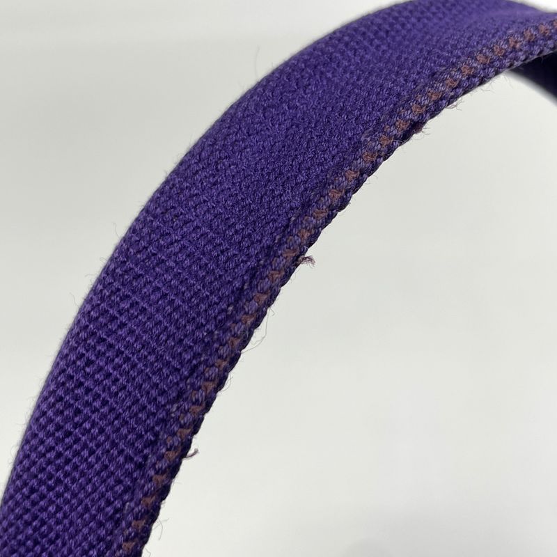 Prada Canapa Tote Logo Handbag Tote Canvas Purple Women