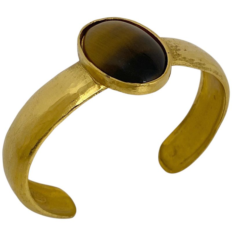 Chanel Coco Mark Bangle Color Stone Gripore Bangle GP Gold Ladies