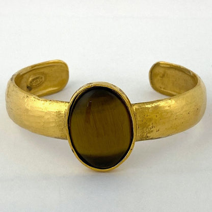 Chanel Coco Mark Bangle Color Stone Gripore Bangle GP Gold Ladies