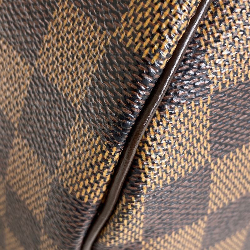 Louis Vuitton Speedy 30 Handbag Boston Commuter Shopping Handbag Damier Brown