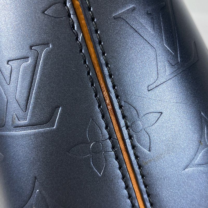 Louis Vuitton Stockton Shoulder Bag Tote Bag Monogram Matte Blue M55115 Women