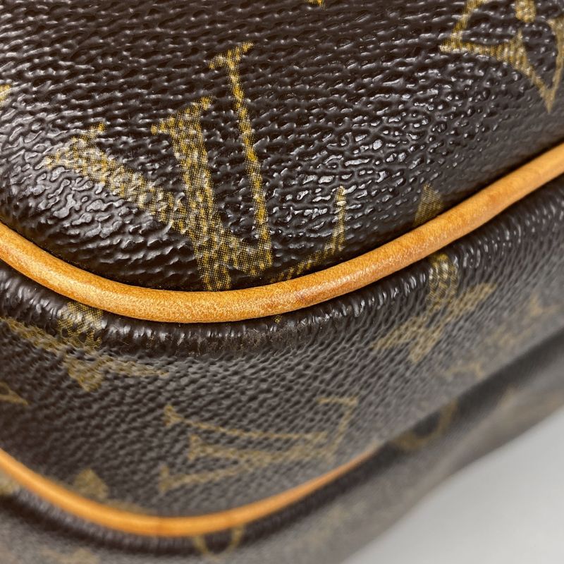 Louis Vuitton Reporter PM Crossbody Shoulder Bag Monogram Brown M45254 Women