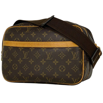 Louis Vuitton Reporter PM Crossbody Shoulder Bag Monogram Brown M45254 Women