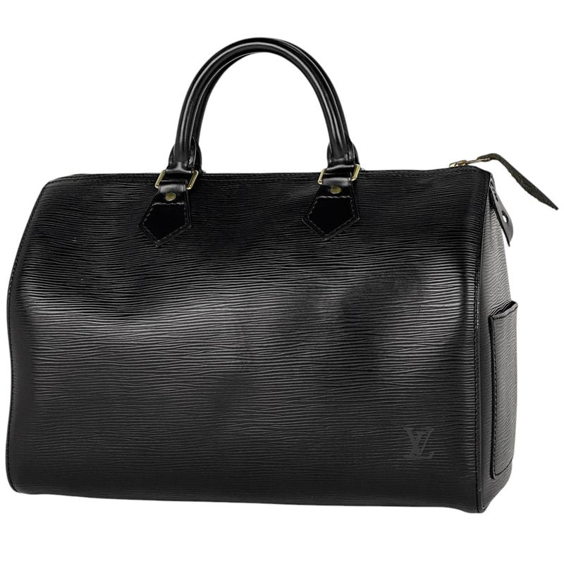 Louis Vuitton Speedy 30 Boston Bag Commuter Handbag Epi Noir Black (black)