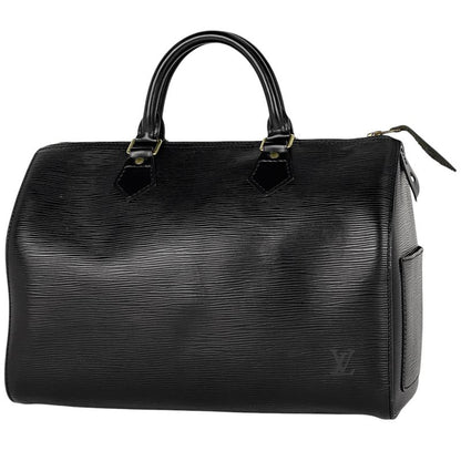 Louis Vuitton Speedy 30 Boston Bag Commuter Handbag Epi Noir Black (black)