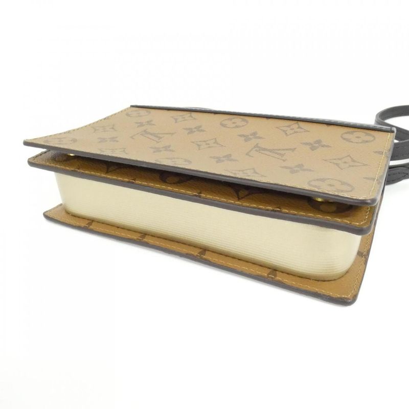 Louis Vuitton Monogram Reverse LV Book Wallet On Chain M81830 Chain Wallet