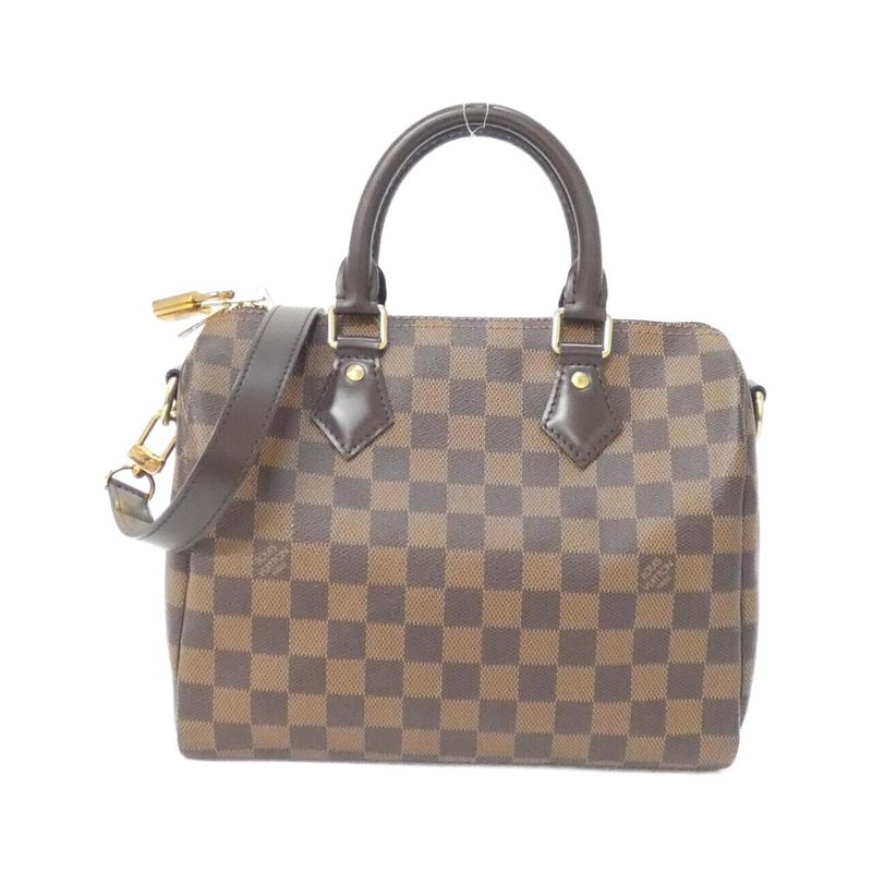 Louis Vuitton Damier Speedy Bandouliere 25cm (9.84in) N41368 Boston Bag