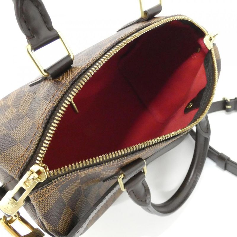 Louis Vuitton Damier Speedy Bandouliere 25cm (9.84in) N41368 Boston Bag