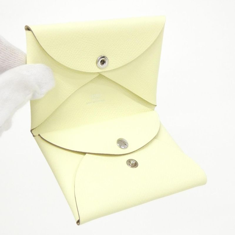 Hermes Calvi Duo 083035ck Coin Case