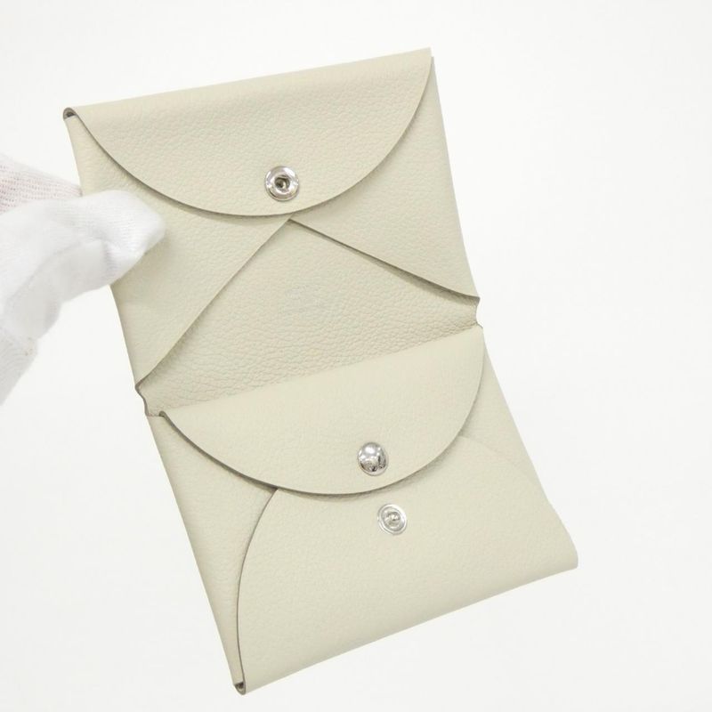 Hermes Calvi Duo 085238ck Coin Case