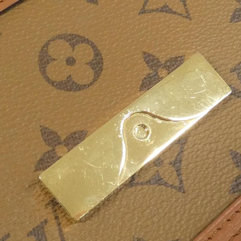 Louis Vuitton Monogram Reverse Portefeuille Dauphine M68746 Chain Wallet