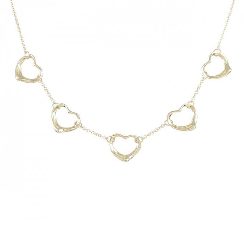 Tiffany & Co Open Heart 5P Necklace