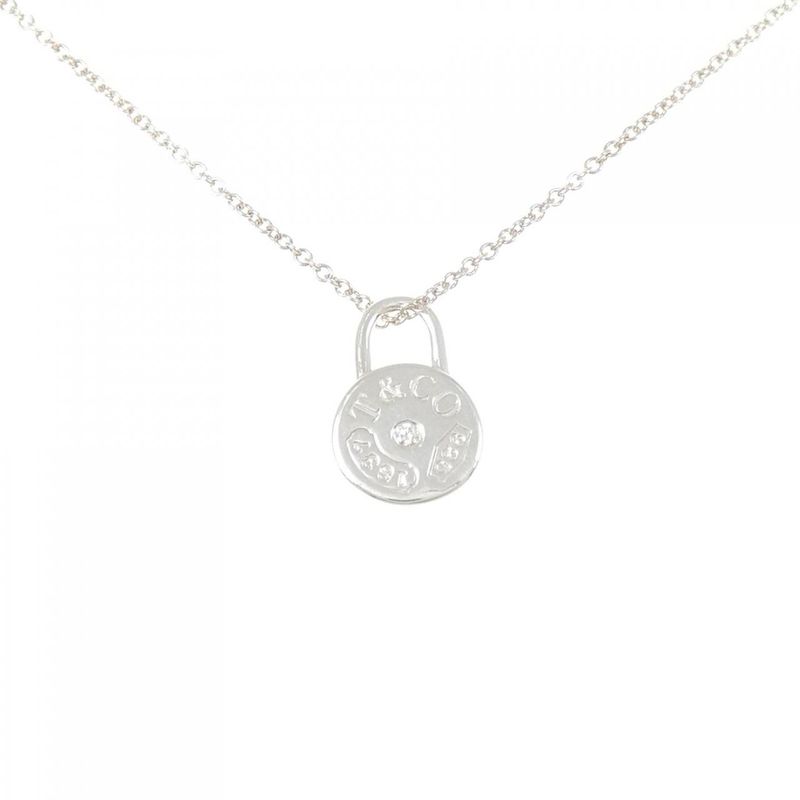 Tiffany & Co 1837 Round Lock Necklace