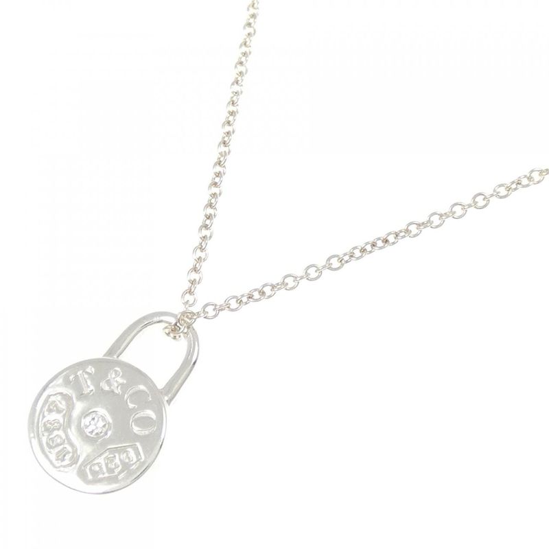 Tiffany & Co 1837 Round Lock Necklace