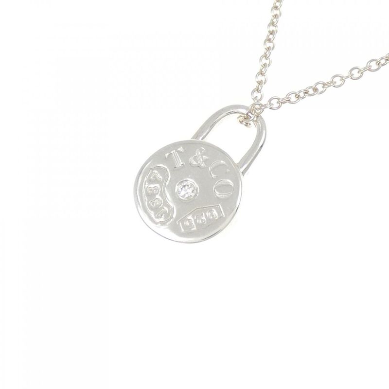 Tiffany & Co 1837 Round Lock Necklace