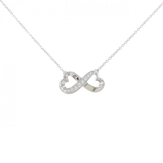 Tiffany & Co Double Rubbing Heart Necklace