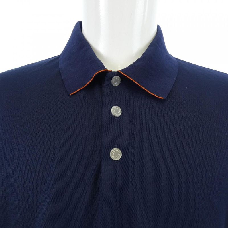 Hermes Crude Sel Men's H800271e Dubre Joux Polo Shirt