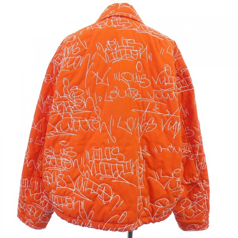 Louis Vuitton Embroidered Denim Bomber Hnb25wnd9 Jacket