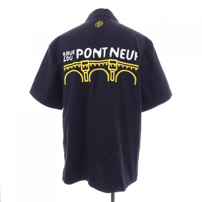 Louis Vuitton Open Collar Short Sleeve Cotton Shirt Hqs95wike S/S Shirt