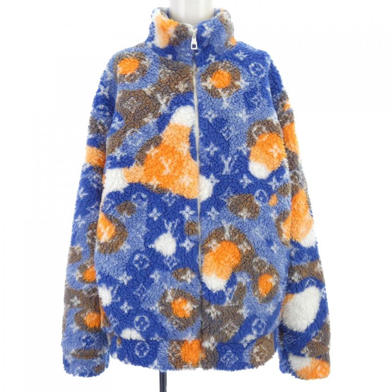 Louis Vuitton Jacquard Camo Fleece Blouson Hoy40wu33 Jacket